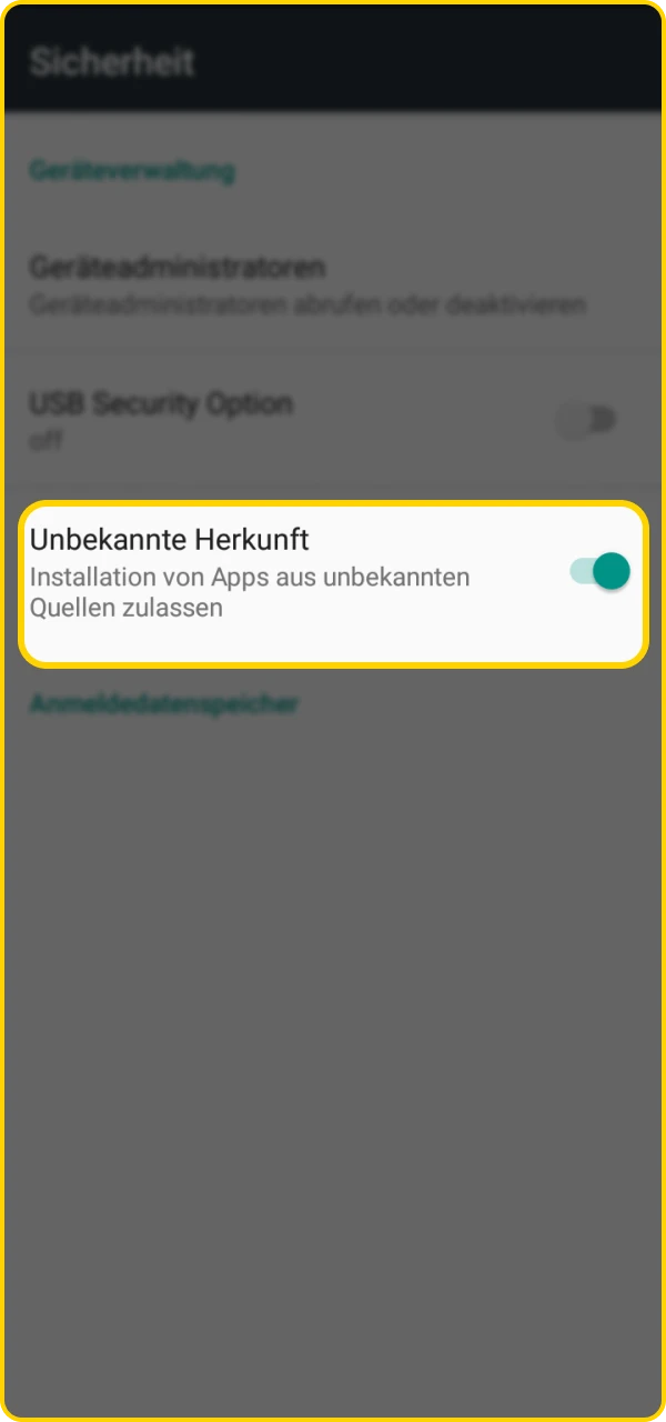 Erlauben Sie die Installation aus unbekannten Quellen auf Ihrem Android-Telefon und laden Sie die Bwin Online-Casino-App herunter.