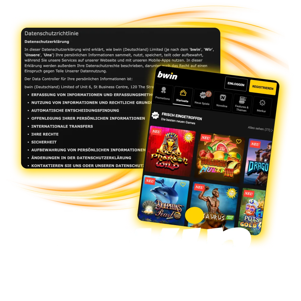Das Bwin Online Casino garantiert die Sicherheit Ihrer Daten.