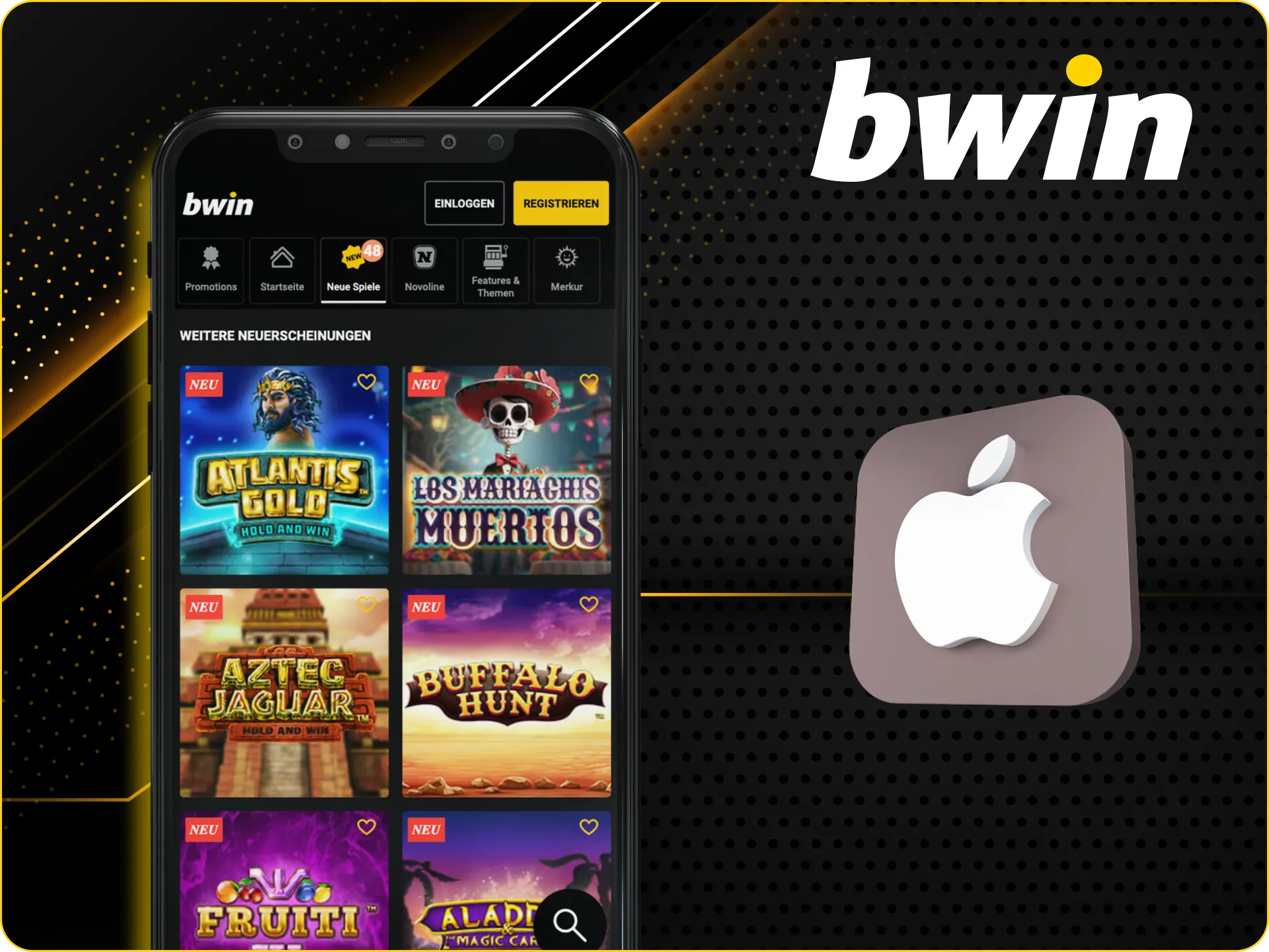 Für welches iOS-Smartphone kann ich die Bwin Online Casino App herunterladen.