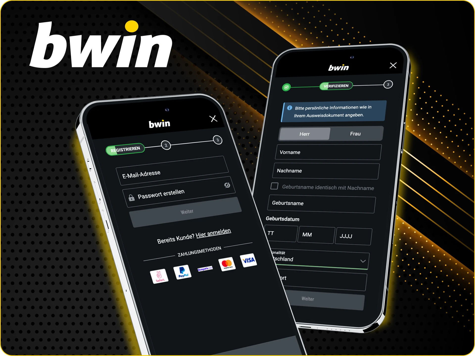 Kann ich mich im Bwin Online Casino auf meinem Smartphone registrieren.