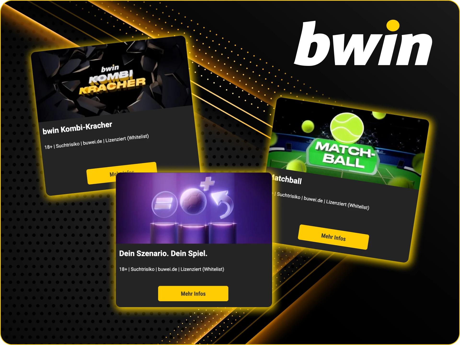 Boni für Sportwetten im Bwin Online Casino nutzen.