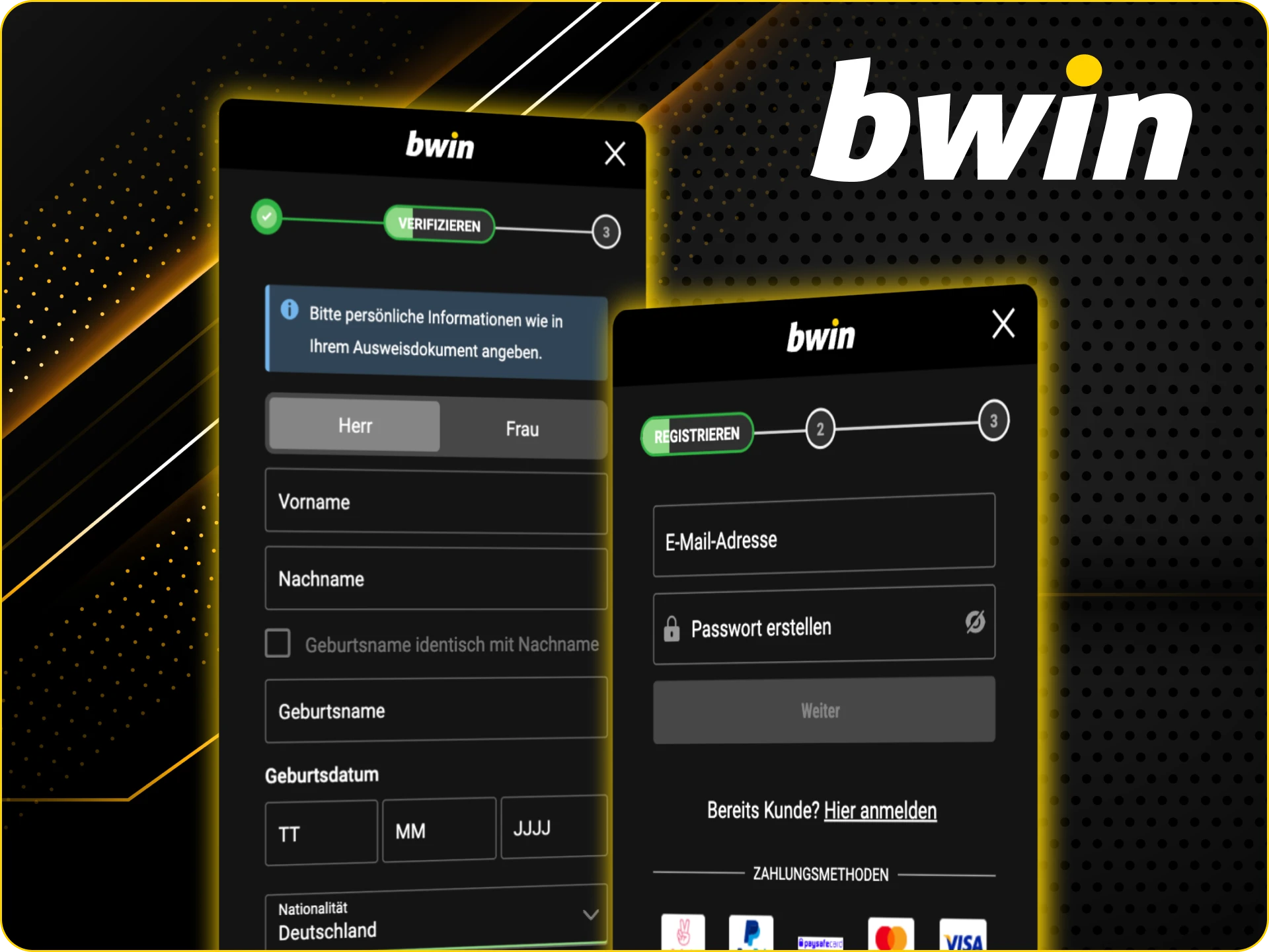 Kann ich von meinem Handy aus ein neues Konto im Bwin Online-Casino erstellen.